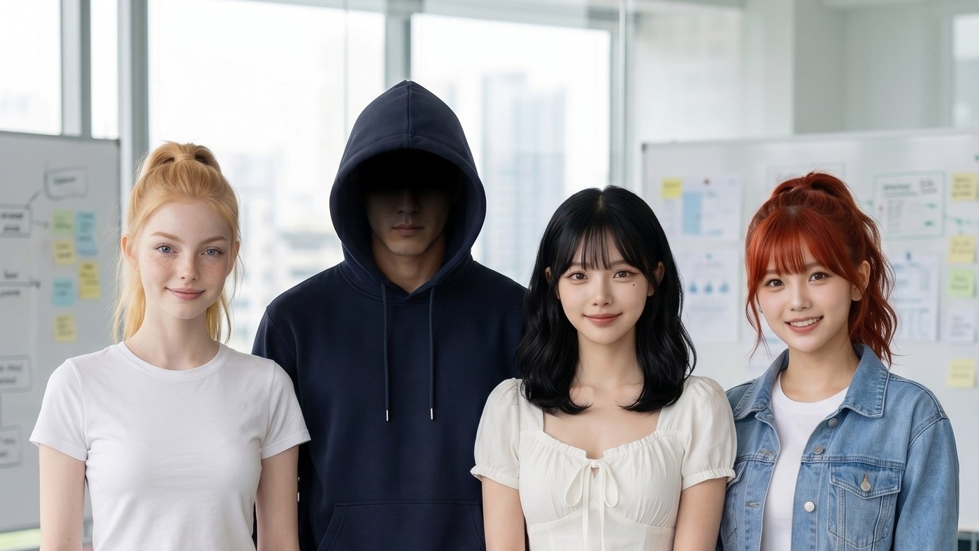 AI-Girls Lab Team - Terry, Claudie, Siwol, Mini